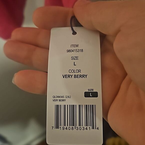 GAP WOMAN TIER DRESS LVERY BERRY NEW - Picture 5 of 7